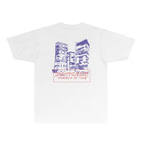 Gallery Dept T Shirt Retro Printed Loose Short-Sleeved Shirt