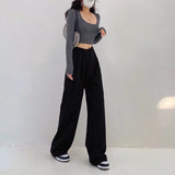 Women Sweatpants Spring Wide-Leg Pants Casual Pants Trousers