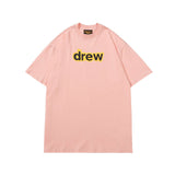 Drew house tshirt r collection d@ew rubberized letter crew neck short sleeve tee