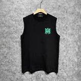 Amiri tank top splash paint simple letterprinting