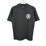 Ch hip-hop t shirts ch short-sleeved horseshoe sanskrit cross star and flag loosecasual american style