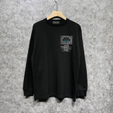 Amiri Long Sleeved Shirt Printed Trendy Pure Cotton