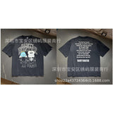 saint m t shirts s.m cartoon series graphic crewneck pullover short sleeve t-shirt