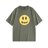 Drew house tshirt r collection d@ew moisturewicking, distressed smiley face graphic, crew neck, pullover, short sleeve wholesale single piece