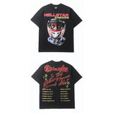Hip-hop t-shirts, american high street summer short-sleeve couple's outfit, short racerback print short-sleeve tee