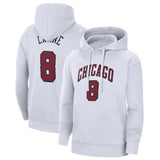 NBA Hoodie Casual Sweater Men's NBA Jordan LaVine Basketball Suit Hoodie
