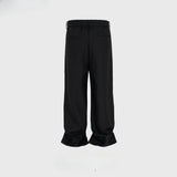 MIJKO Men's Vintage Pants MIJKO Men's Women's Splicing Pants Men's and Women's Casual Pants