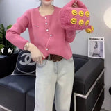 Women Knitted Cardigan Autumn and Winter Knitting Cardigan Sweater Coat Top