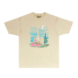 Gallery Dept T Shirt Retro Printed Loose Short-Sleeved Shirt