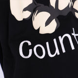 Denim Tears Hoodie Letter Print Fleece Hoodie Sweater