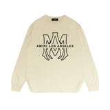 Amiri Long Sleeved Shirt Printed Trendy Pure Cotton