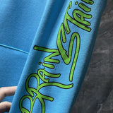 Chh Chrome Hearts Hoodie Autumn/Winter Sanskrit Alphabet Graffiti Embroidery Mouth Print Casual Loose Hooded Sweater