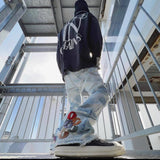 Gallery Dept Jeans leather label embroidery water ripple gradual change wash jeans