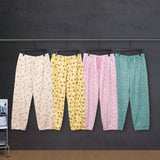 Ashley williams all-over bear print sweatpants - elastic waist, straight leg, women's american retro casual athletic pants