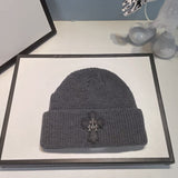 Chh Chrome Heart Beanie Vintage Cross Wool Knitted Hat