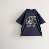saint m t shirts s.m peter pan pattern crew neck pullover short sleeve top