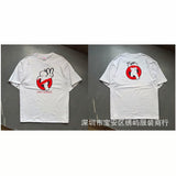 saint m t shirts s.m cartoon series graphic crewneck pullover short sleeve t-shirt