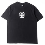 Hip-hop t-shirts: american high street style, short sleeve, letter print, casual, loose fit, crew neck t-shirt