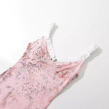 Women Dresses Summer Sling Dress Backless Sexy Dress (Xds0414)