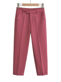 Women Sweatpants Spring Loose Split Suit Pants