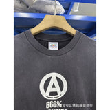 saint m t shirts s.m collaboration skeleton print crew neck pullover short sleeve t-shirt