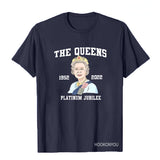Inspired by Queen's Platinum Jubilee 2022 Elizabeth 70 Years T-shirt Graphic Print Crew Neck Short Sleeve