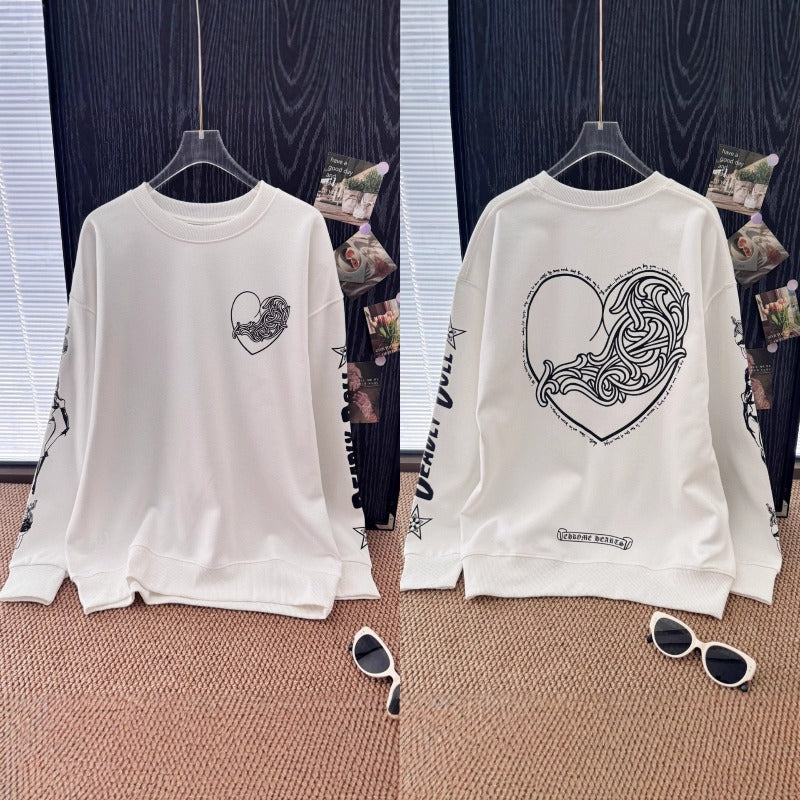 Chrome Hearts Sweatshirt Autumn/Winter Crew Neck Sweater