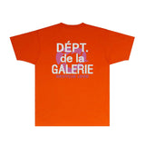 Gallery Dept T Shirt Retro Printed Loose Short-Sleeved Shirt