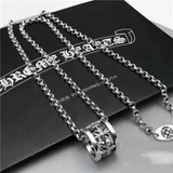 Chrome Hearts Necklace Circle Cross Necklace for Men and Women