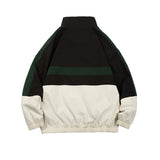 Unisex Jacket Vintage Sports Jacket Loose Half Zipper Pullover Coat
