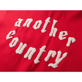 Denim Tears Hoodie Alphabet Foam Print Fleece Hoodie Sweater