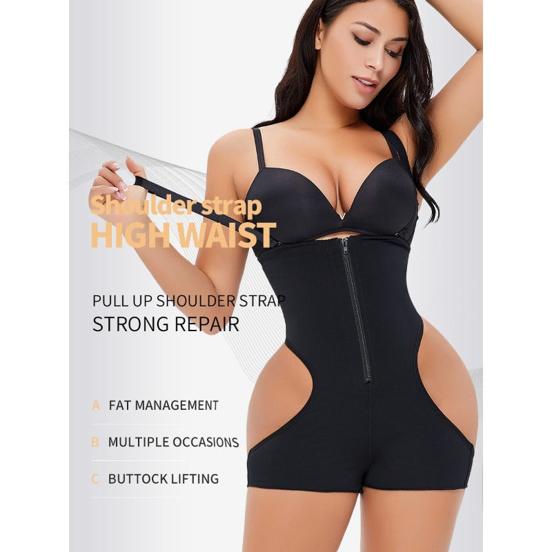 Shapewear bodysuit high waist tummy control, hip lift