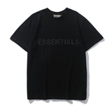 Hip-hop t-shirts, american high street short-sleeve ess heat-sealed summer t-shirt, couple's trendy top