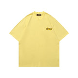 Drew house tshirt r d@ew cartoon dinosaur print crew neck short sleeve pullover