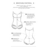 Shapewear bodysuit Butt lifter tightens waist and abdomen