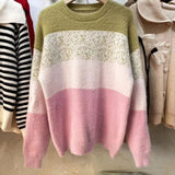 Women Knitted Pullover Autumn and Winter Loose Beautiful Knitwear Top