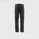 MIJKO Men's Vintage Pants MIJKO Washed Old Trousers Men's and Women's Slim-fit Straight Jeans