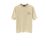 Ch hip-hop t shirts ch short-sleeved classic sanskrit horseshoe cross patch embroider round neck t-shirt