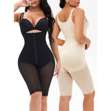 Tummy control butt lift zipper shapewear
