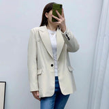 Women Suits Autumn Loose Leisure Professional Suit Jacket