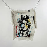 saint m t shirts s.m ink wash painting graphic crew neck pullover short sleeve t-shirt