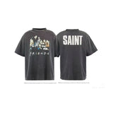 saint m t shirts s.m. friends graphic crewneck short sleeve tee