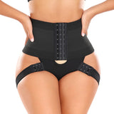 Butt lifter tummy control button shaping pants