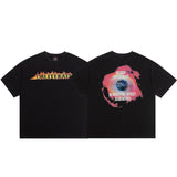 saint m t shirts s.m instant elimination pattern crew neck pullover short sleeve one-piece