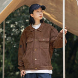 Unisex Shirts Fall Color-Blocking Jacket