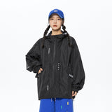 Unisex Jacket Hooded Hooded Jacket Jacket Men and Women Shell Jacket