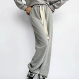 Women Sweatpants Wide Leg Pants Straight-Leg Pants Loose Trousers
