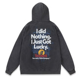 Vetements Hoodie Vtm Distressed Wash 777 Hoodie Loose Hooded Sweater
