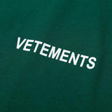 Vetements Hoodie VTM Washing Label Casual Loose Long Sleeve T-shirt