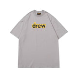 Drew house tshirt r collection d@ew rubberized letter crew neck short sleeve tee